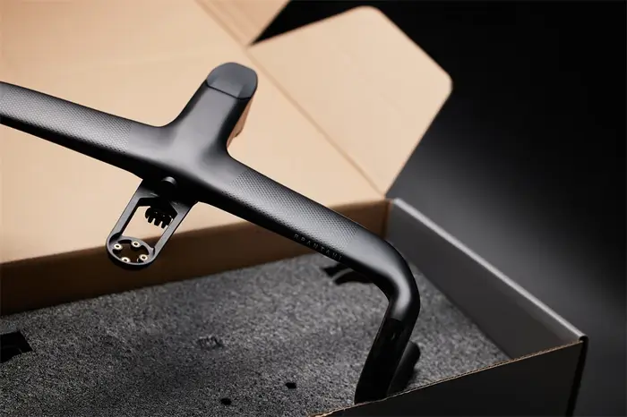 Guidon de vélo de route entièrement en carbone avec cockpit intégré -10 °