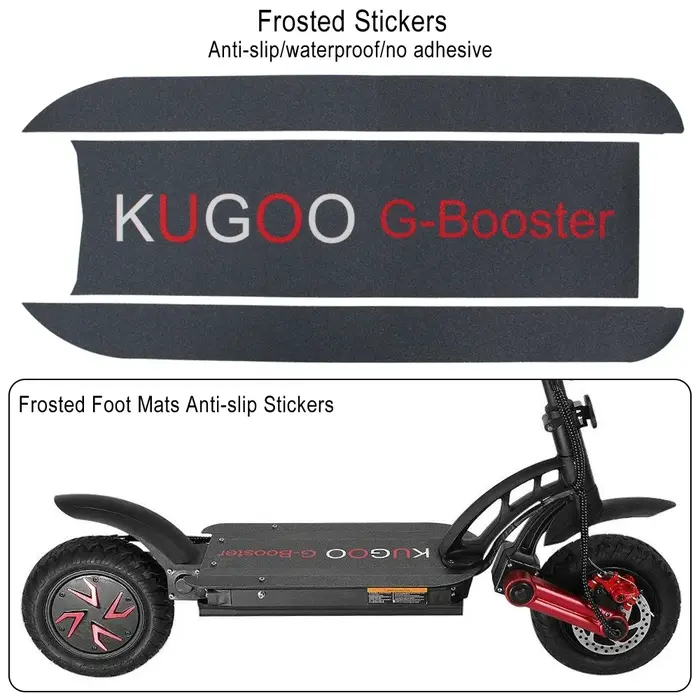 Autocollant de pied givré pour Scooter électrique Kugoo g-booster