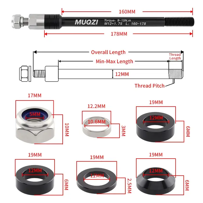 MUQZI – adaptateur d'attelage de remorque pour vélo