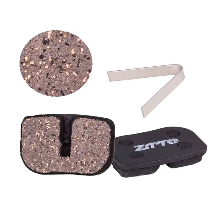 ZTTO 4 paires de plaquettes de frein de vélo semi-métal vtt en céramique silencieuse