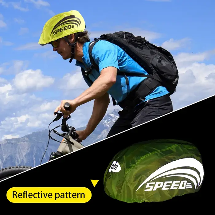 Juste de protection imperméable pour casque de vélo