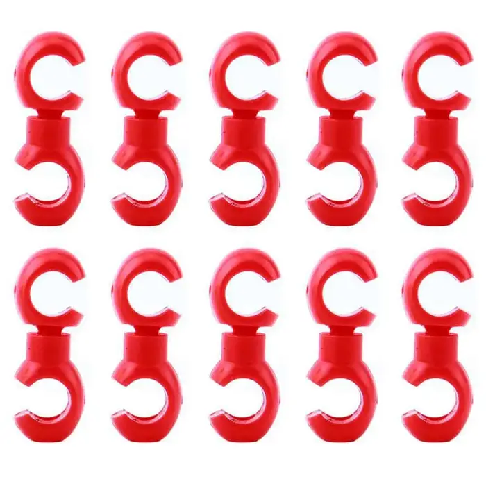 10 pièces – Clips de fixation croisés de style S pour vélo