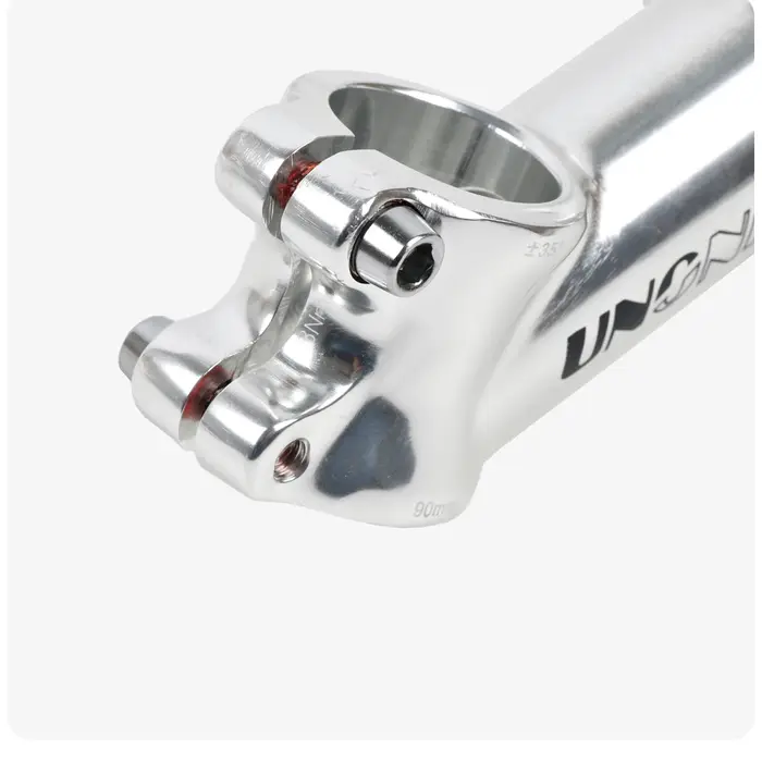 UNO tige de vélo Ultra légère argent 7/17/35 degrés 60 / 70 / 90 / 110 / 120 / 130mm vtt poignée de 