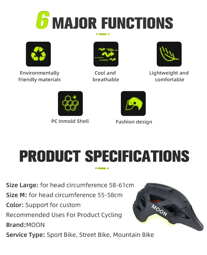 Casque de vélo de montagne pour hommes et femmes