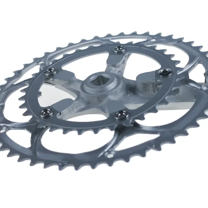 Pédalier de vélo de route en alliage d'aluminium 50-34T 8/9S, pignon à trou carré de 170mm, accessoi