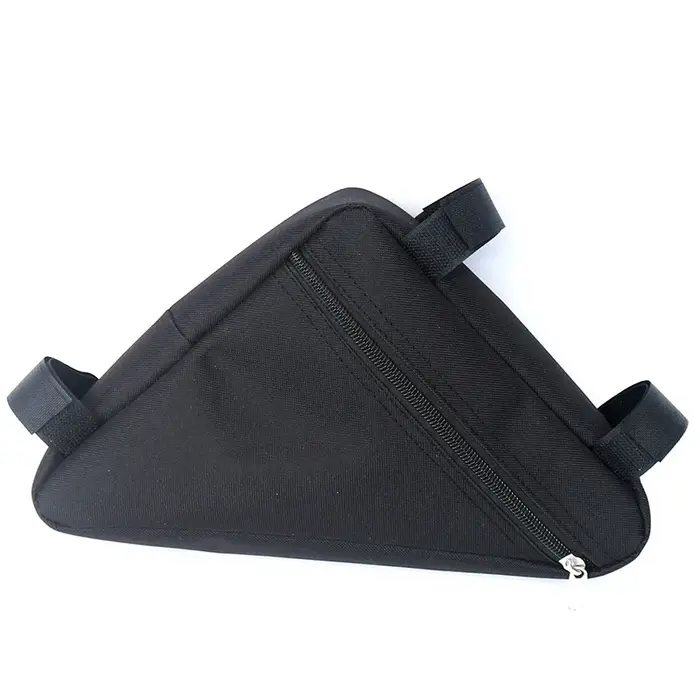 Sac de vélo de montagne durable noir avec compartiment à batterie