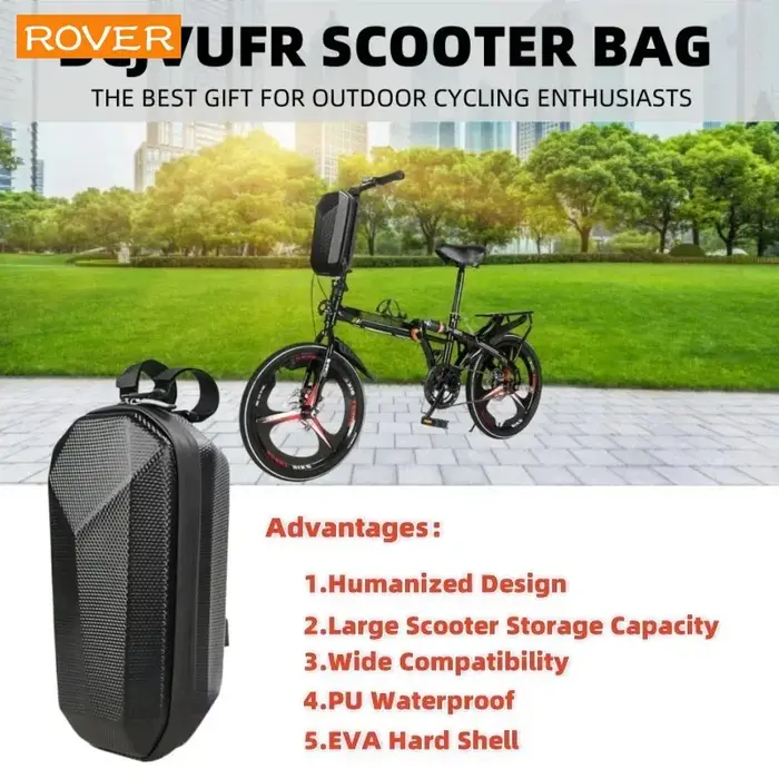 Sac de rangement pour trottinette électrique 4L