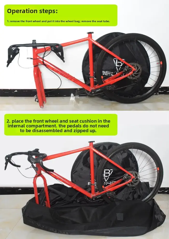 Sac de vélo pliant de 14/20 pouces-étui de voyage