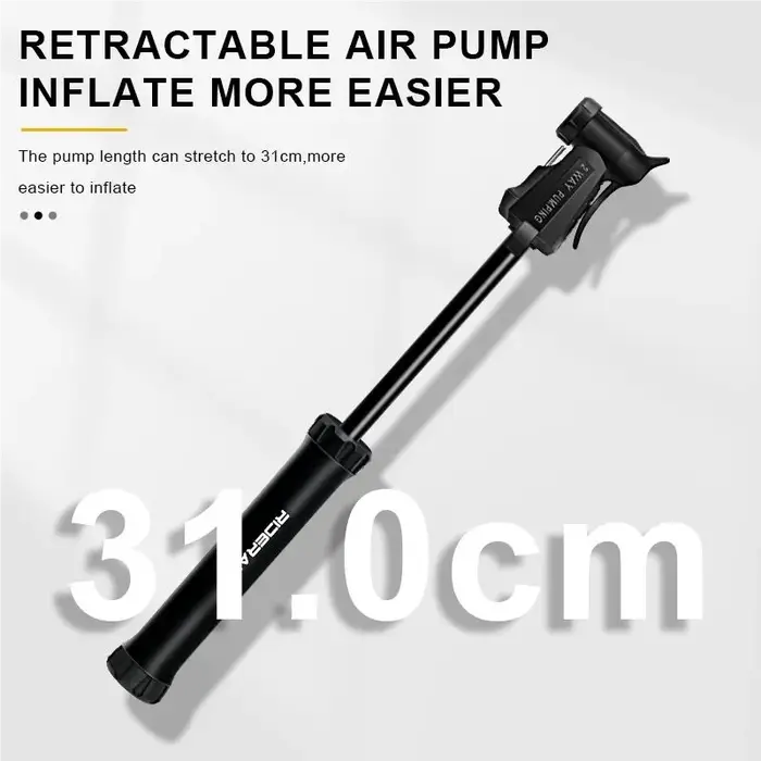 Pompe à vélo montagne vtt vélo de route gonfleur de pneu Schrader Presta Valve Portable 2 voies pompage pompe à Air manuelle