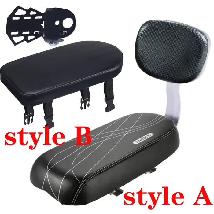 Selle de siège arrière de vélo souple