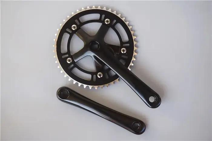 Fixie vélo rétro vélo roue à chaîne à vitesse unique 46T 130BCD manivelle 170mm en alliage d'alumini