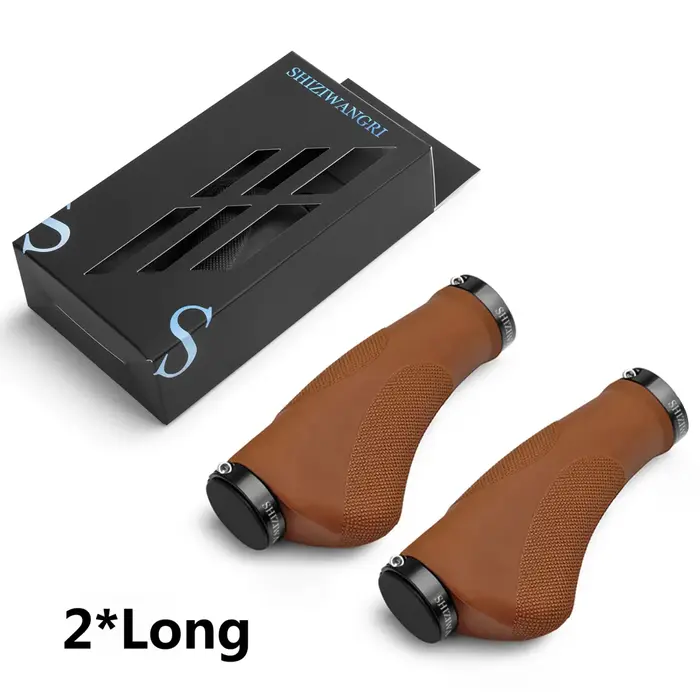 SHIZIWANGRI guidon de vélo poignées ergonomiques en caoutchouc TPR confortable pour vélos à vitesse Variable