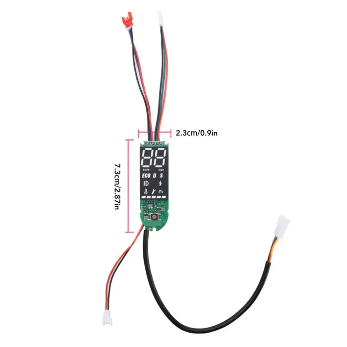 Circuit imprimé de tableau de bord pour trottinette électrique