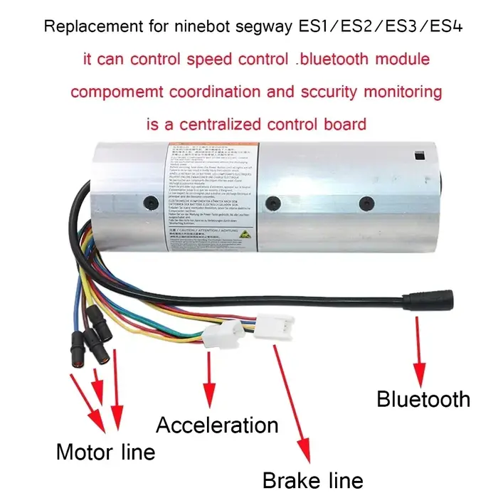 Carte de contrôle de vitesse Bluetooth activée pour tableau de bord de trottinette électrique Ninebot ES1 ES2 ES3 ES4