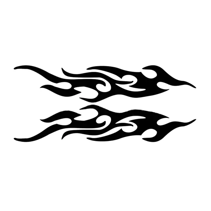 Autocollant de vélo vtt, bricolage, flamme, étanche, résistant aux rayures, cadre de protection, acc