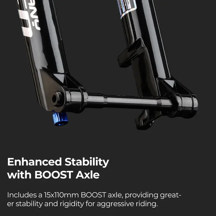 Fourche de vélo à suspension à huile pneumatique de voyage