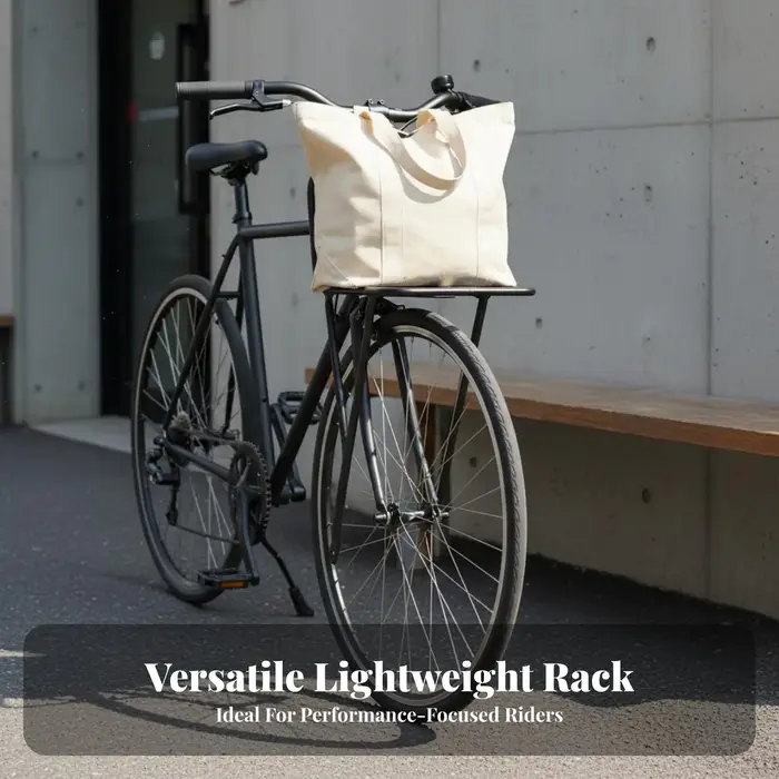 Porte-bagages avant pour vélo, porte-sacoche avant en aluminium léger, durable et robuste, idéal pour les navetteurs et les trajets quotidiens