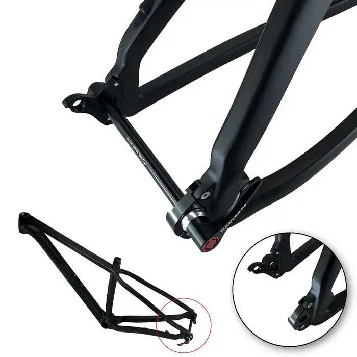 Cadre de vélo en carbone T800 vtt