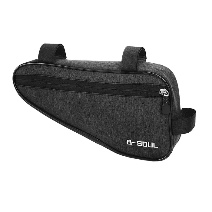 Sac de cadre triangulaire durable pour vélo, pochette de rangement pour tube avant de VTT, accessoir