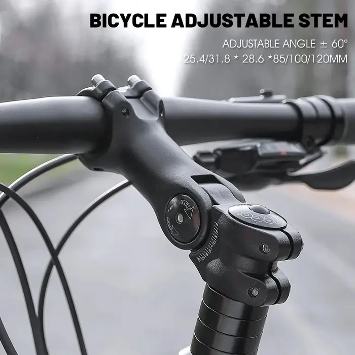Tige de guidon de vélo réglable