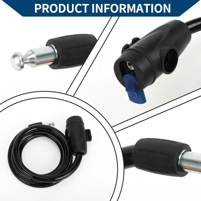 X Autohaux serrure de vélo avec clé cadenas