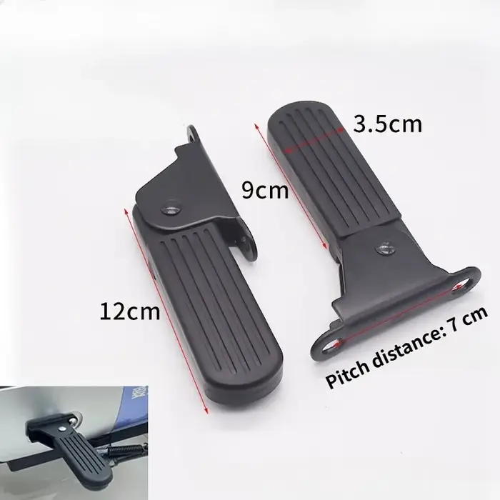 1 paire de pédales avant pliables pour Yadi Aima Harley U1 e-bike