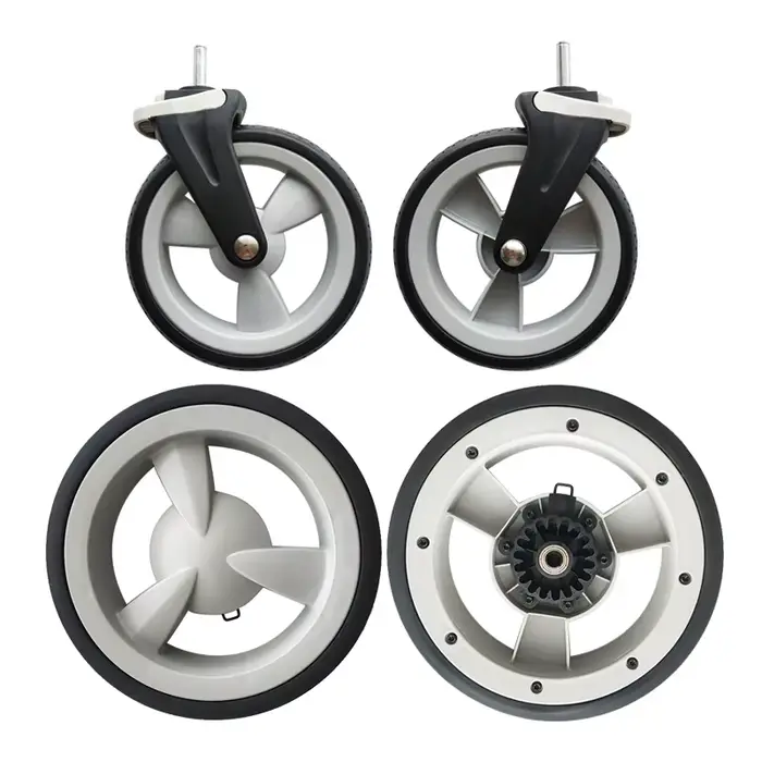 Roues de poussette pour Stokke Xplory V V3 V4 V5 V6 Dsland, roue avant ou arrière, accessoires de re