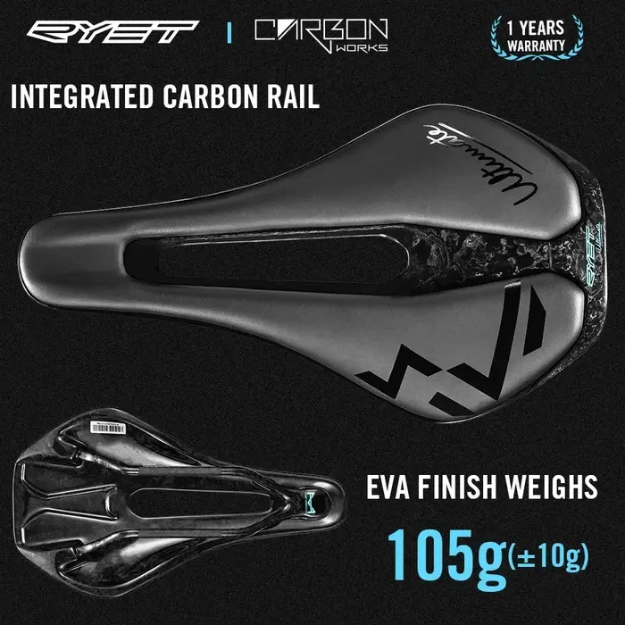 Selle de vélo ultralégère en carbone