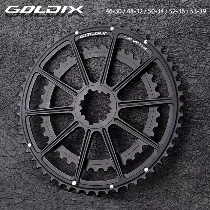 GOLDIX – Double plateau à 22/20 vitesses, 50-34T 52-36T 53-39T, roue à montage Direct pour manivelle