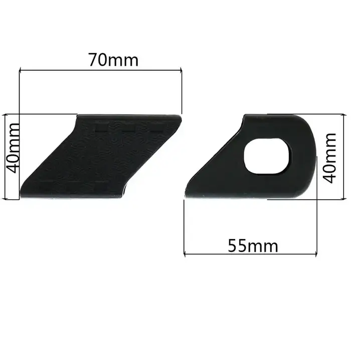 ENLEE 4 pièces/1 ensemble couvercle de protection de manivelle de VTT ensemble de manivelle de vélo vtt couvercle de bras de manivelle de protection accessoires de vélo universels