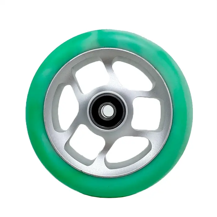 Roues de scooter freestyle 110 mm avec noyau en aluminium 6063 et roulements ABEC-9 pour tricks résistants à l'usure et haute élasticité 88A
