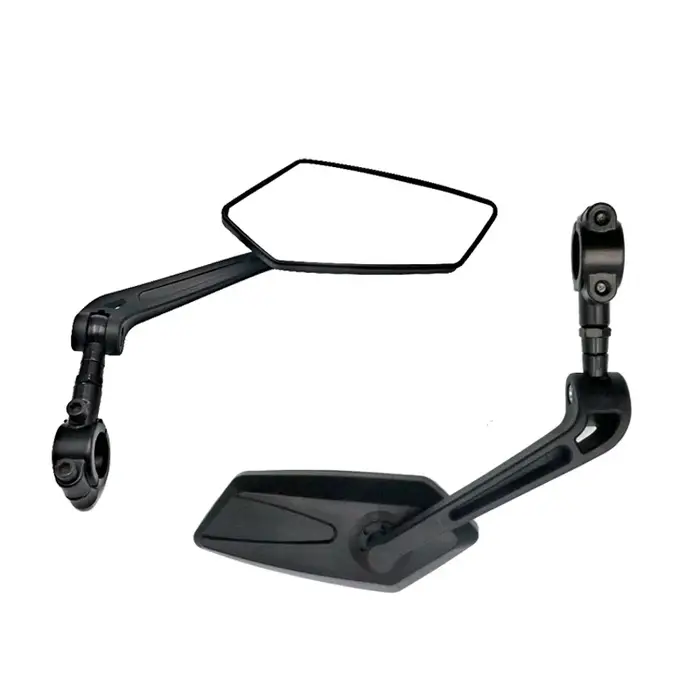 Rétroviseur de vélo : Miroir réglable pour guidon gauche/droite