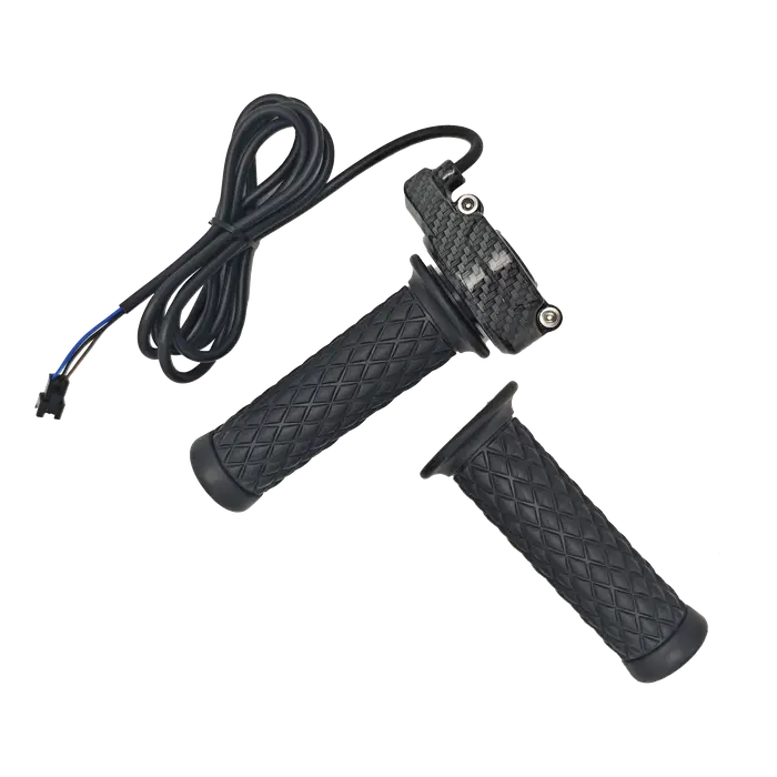 Accélérateur torsadé à barre complète de style Surron avec poignées confortables pour vélos électriques à tension universelle 12 V-90 V