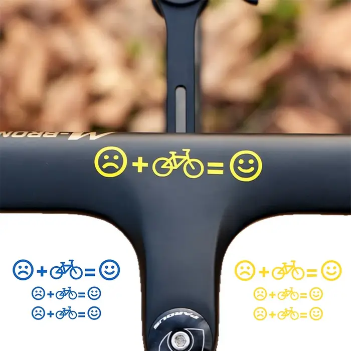 Autocollants personnalisés pour vélo