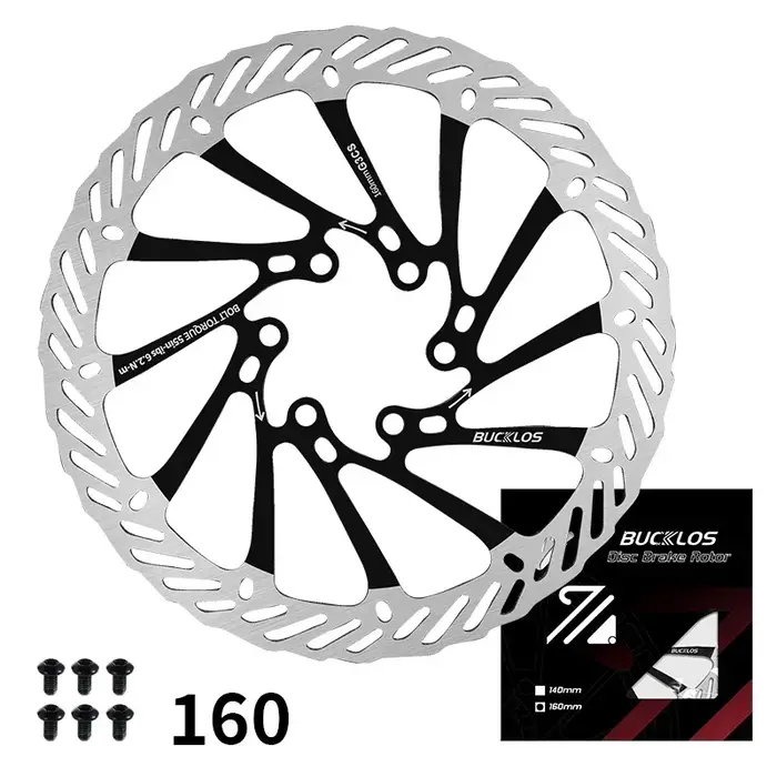 BUCKLOS ultraléger vtt vélo hydraulique frein à disque Rotor 160/180/203mm montagne route course vél