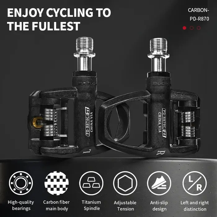 Pédales de vélo de route BUCKLOS