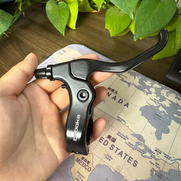 TEBOKA BMX jeu de freins arrière de vélo levier de frein droit en alliage d'aluminium avec câbles et plaquettes