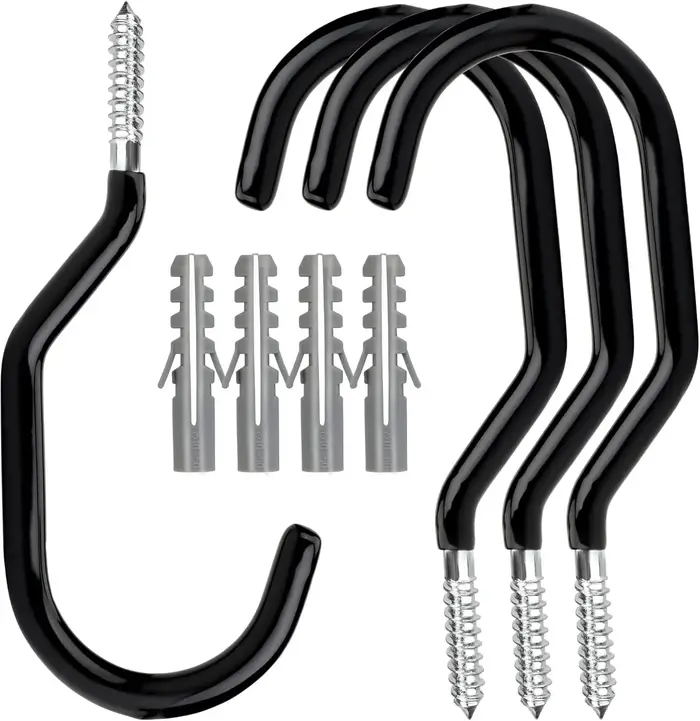 Lot de 4 crochets de vélo robustes - Supports