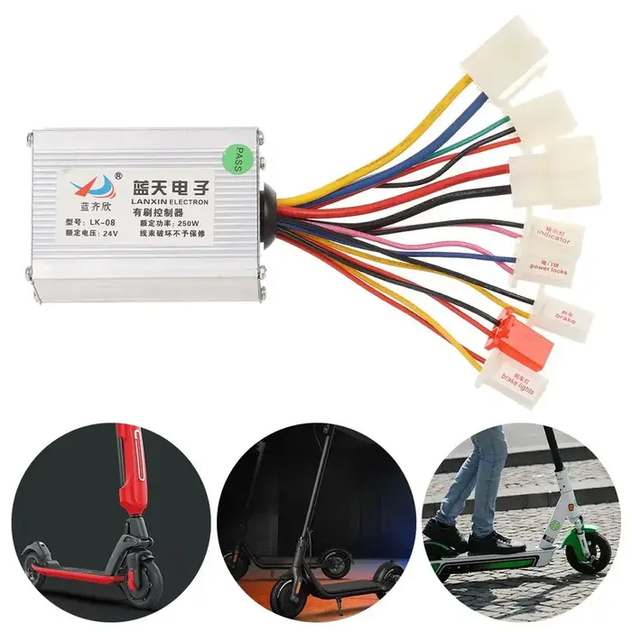 Accessoires de contrôle de moteur de vélo électrique 24V/36V/48V