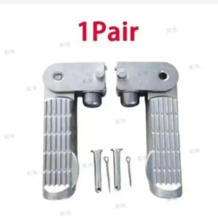 1 paire de pédales de vélo électrique en alliage d'aluminium