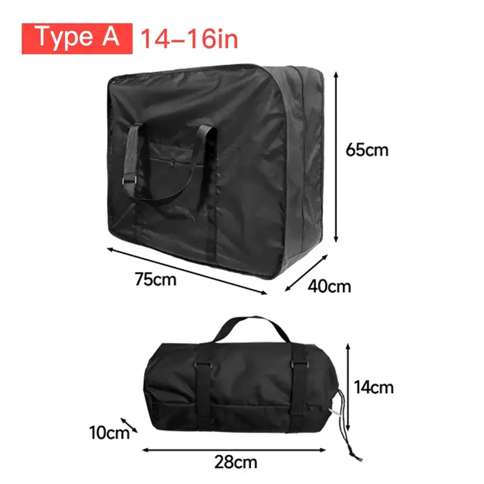 Sac de voyage pour vélo pliant 14-16 pouces/20-22 pouces/21-26 pouces