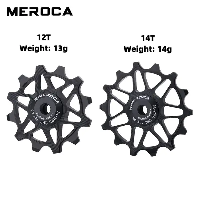 MEROCA poulies en céramique 12/14T dérailleur de vélo 9v 10v 11v