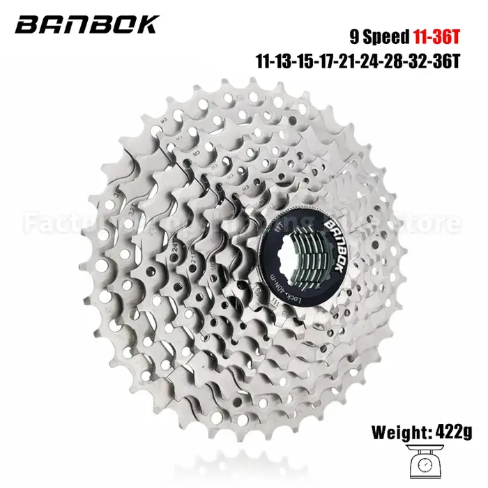 LTWOO A5 1X9 vitesses vtt vélo dérailleur groupe Compatible SHIMANO BANBOK 32T 36T Cassette volant VG chaînes pièces
