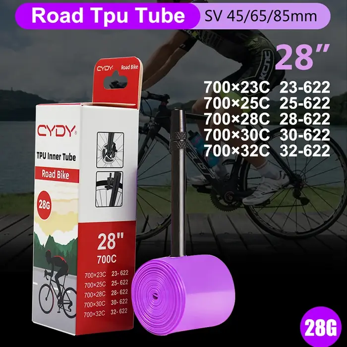 Chambre à air intérieure en TPU CYDY 700C pour vélo