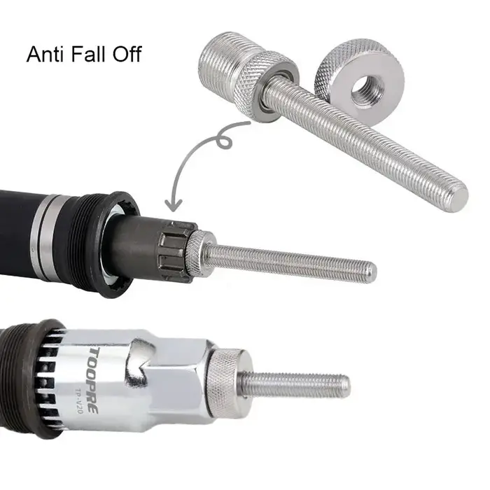 Extracteur de support inférieur de vélo, 20 dents, trou carré, clé de réparation de cannelure, clé d