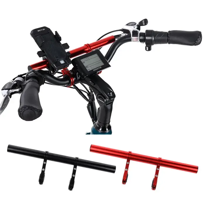 Support d'extension de guidon de vélo pour phare et GPS