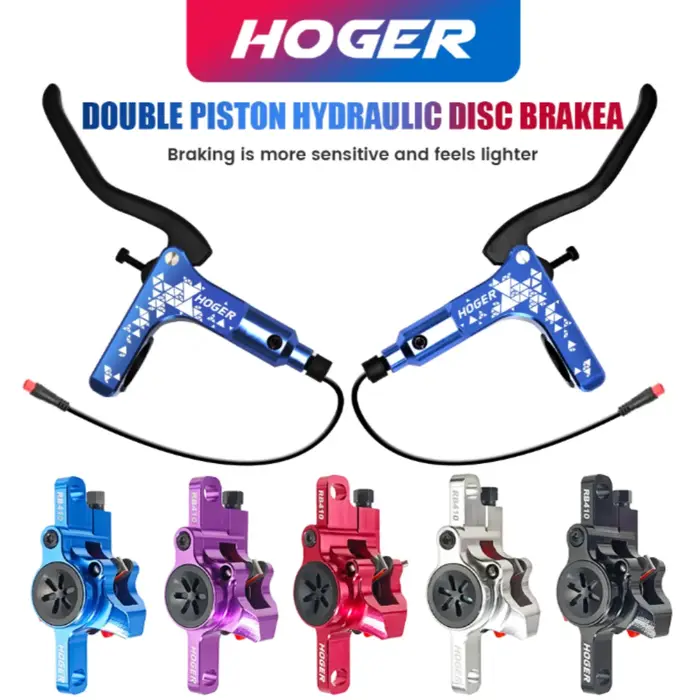 HOGER e-bike vtt jeu de freins à disque hydrauliques électrique E Scooter contrôle de puissance manette de vitesse