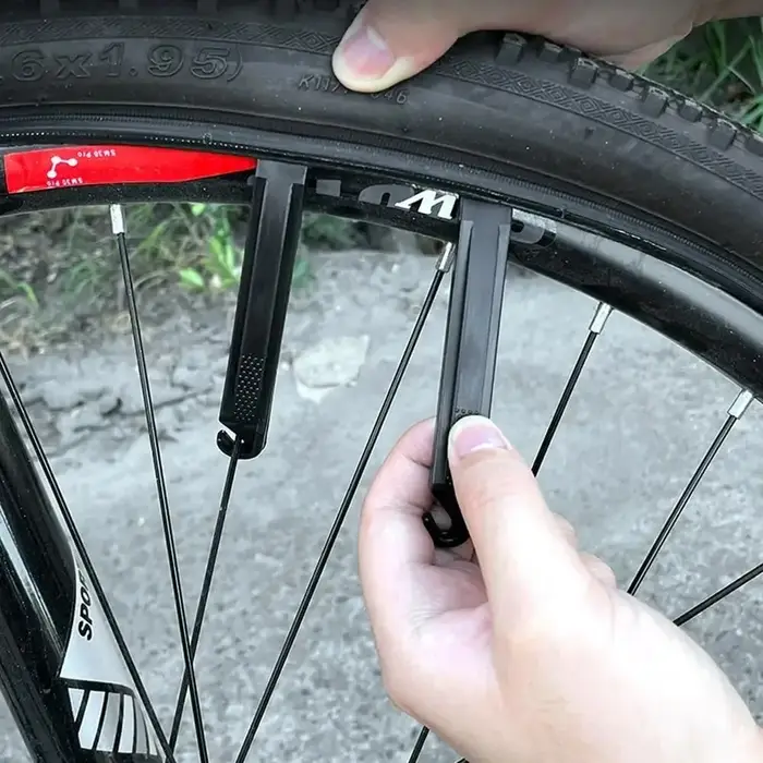 2/4 PIÈCES Levier de démontage de pneu de vélo en plastique PP