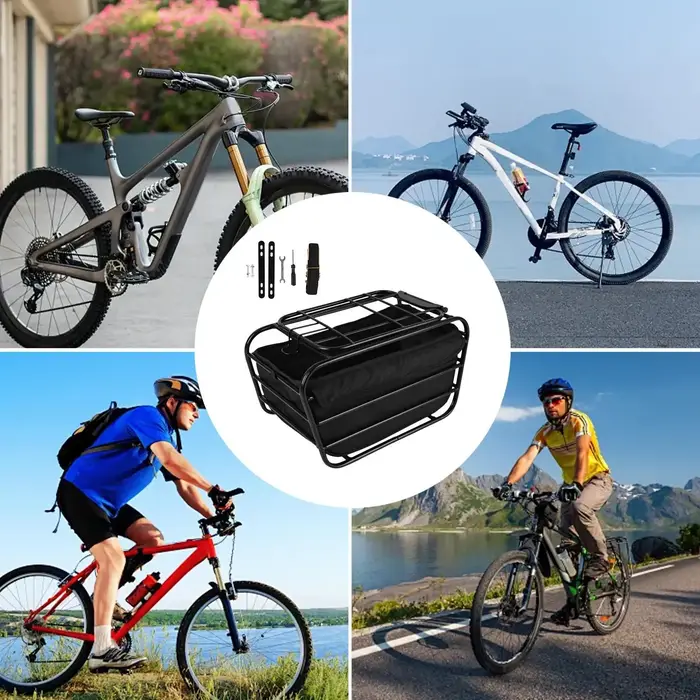 Panier arrière de vélo robuste