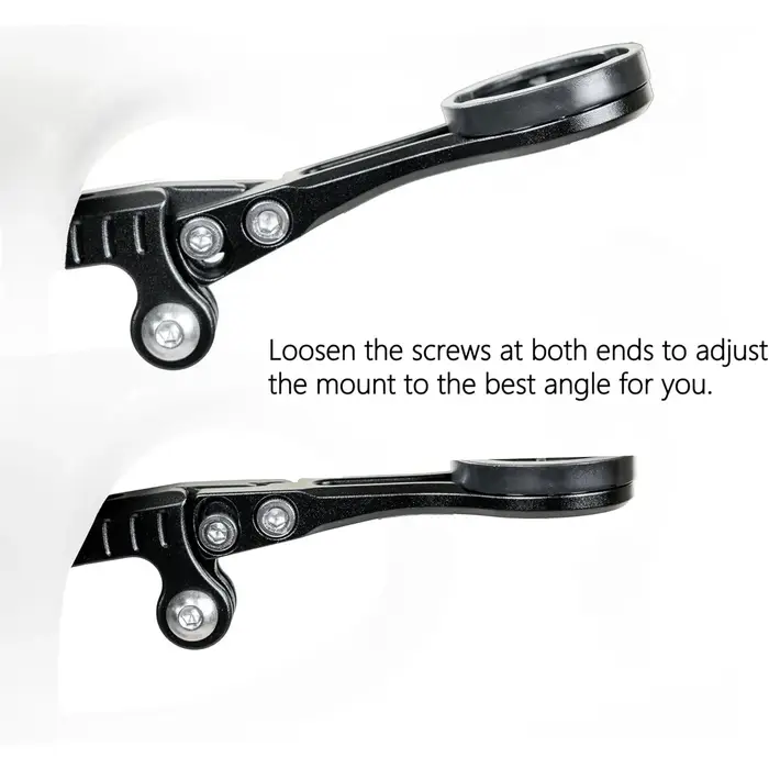 Support de guidon de vélo en alliage d'aluminium à angle réglable pour ordinateur